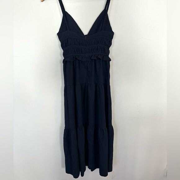 En Saison Navy Tiered Midi Dress - Picture 2 of 4